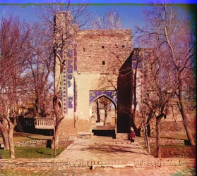 Entrance to Gur-Emir (tomb of the king) Samarkand